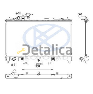 Радиатор охлаждения для мазда 6 GH Koyo Япония