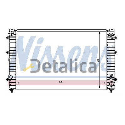 Радиатор охлаждения для Ауди А8 Д2 Д3 Д4 1993-2003 (Nissens)