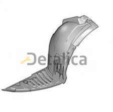 Подкрылок переднего крыла левая передняя часть для Пежо 407
