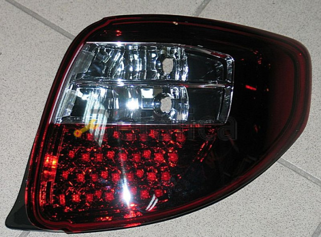 Фонари задние тюнинг комплект JUNYAN красные для Сузуки СХ4 хетчбэк