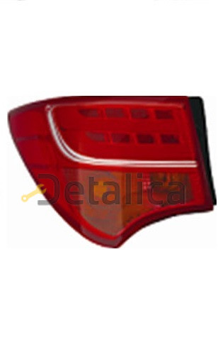 Фонарь задний левый диодный для Хендай Санта Фе 3 от 2012 (DEPO)