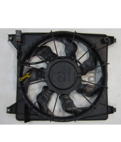 Радиатор охлаждения мотор+вентилятор с корпусом для Хендай Старекс от 2008 (Китай)