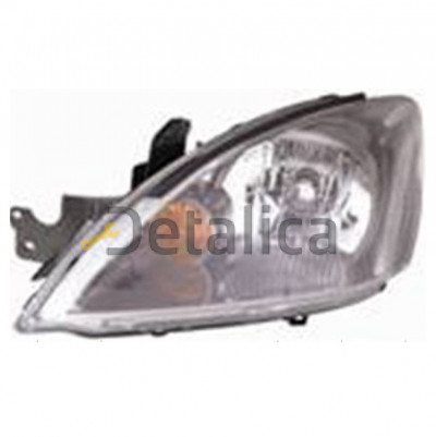 Фара левая Митсубиси Лансер 9 внутри чёрная под корректор