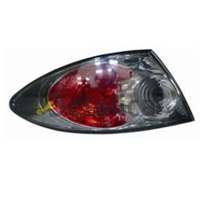 Фонарь задний внешний левый седан хэтчбэк тонированный внутри хром для мазда 6 от 2005-2007