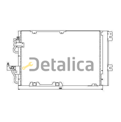 Радиатор кондиционера для Опель Астра H от 2004 Китай