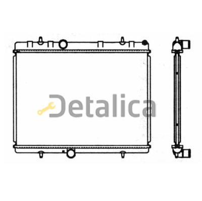 Радиатор охлаждения для Ситроен Берлинго Китай