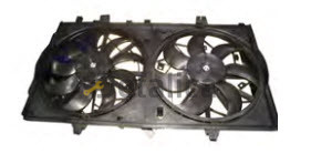 Nissan X-trail мотор+вентилятор радиат охлажден двухвентилят в сборе (Китай)