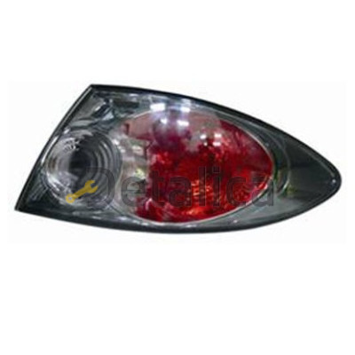 Фонарь задний внешний правый седан хэтчбэк тонированный внутри хром для мазда 6 от 2005-2007