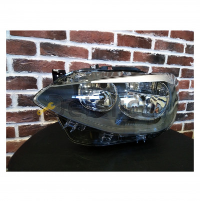 Фара левая для BMW F20-F21 Series 1 с регулятором мотора внутри черная от 2011 Depo