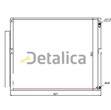 Радиатор кондиционера для Toyota Rav4 3 Nissens Дания