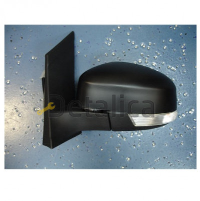 Зеркало левое (электрическое с подогревом) с указателем поворота крышка грунт для Форд Фокус 2 рестайл