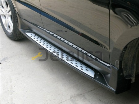 Порог-подножка левая+правая комплект для Хендай Санта Фе 2 от 2010 до 2012 (Тайвань)