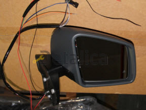 Зеркало для Мерседес W463 правое электр с подогревом, указателем поворота, подсветкой, автоскладыванием Side assist (aspherical) (Китай)