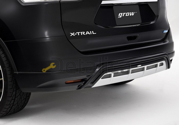 Бампер задний без датчиков парковки для Ниссан Х-Трейл Т32 оригинал 