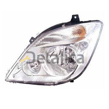 Фара левая для Мерседес Спринтер с птф