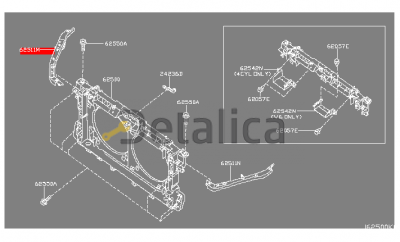 Панель передняя правая для Ниссан Теана L33 оригинал