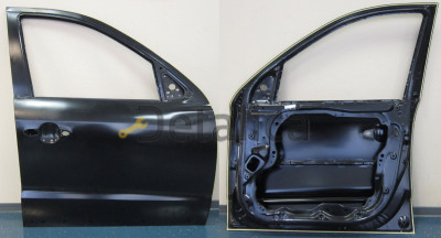 Дверь передняя правая с отверстием под молдинг для Хендай Санта Фе 2 от 2006 (Китай)