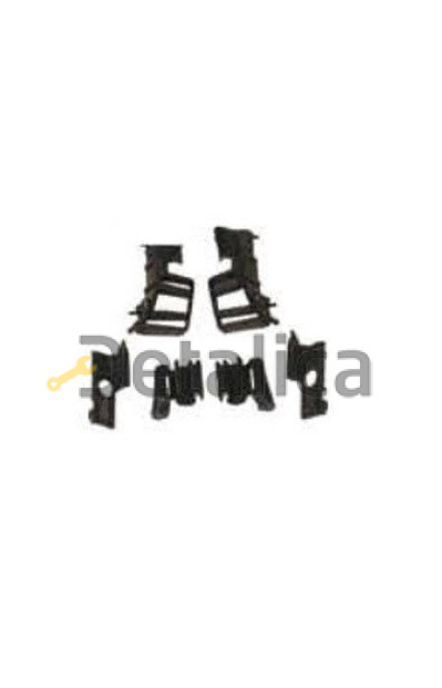 Крепление бампера переднего левое+правое комплект для Киа Рио 2 от 2005 (Китай)