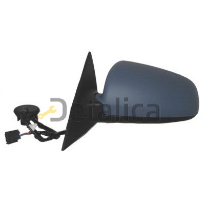 Зеркало левое электрическое с подогревом для Ауди А6 от 2004 (Тайвань) грунт aspherical