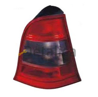 Фонарь задний внешний левый тонированный красн-хром для Мерседес W168 A-Class от 1998-2001