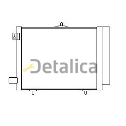 Радиатор кондиционера для Пежо 207 от 2005 Китай