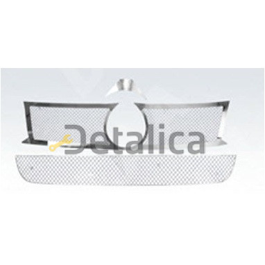 Накладка декоративная на решетку радиатора и бампера ( комплект ) нерж. сталь для Фольксваген Амарок от 2010 Китай