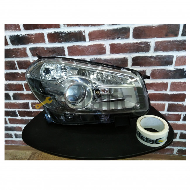 Фара правая линзованная для Ниссан Кашкай J10 рестайлинг