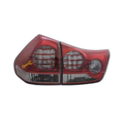 Фонарь задний внешний+внутренний правый тюнинг с диод  EAGLE EYES внутри красн-тонированный для лексус RX300 от 2003