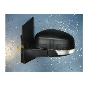 Зеркало левое (электрическое с подогревом автоскладывающееся с указателем поворота подсветка) крышка грунт для Форд Фокус 2 рестайл