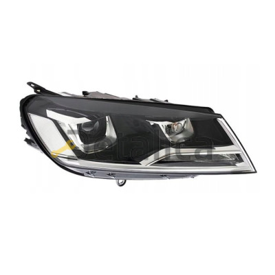 Фара правая с регулятором мотора ксенон для Фольксваген Туарег от 2014 (Depo)
