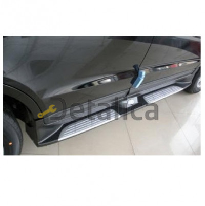 Порог-подножка левая+правая комплект для Хендай Санта Фе 2 от 2010 до 2012 (Тайвань)