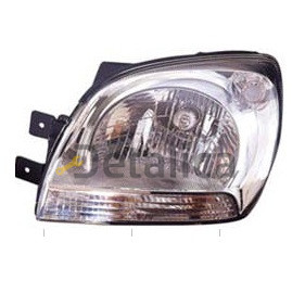 Фара левая под корректор для Киа Спортейдж 2 от 2004 до 2008 (Depo)