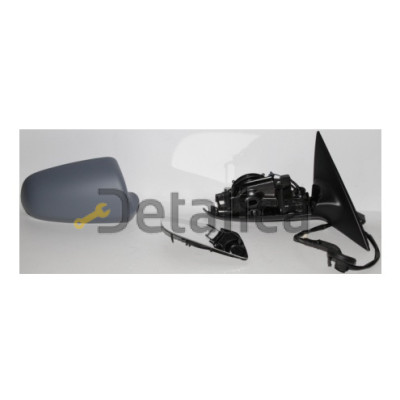 Зеркало правое электрическое с подогревом для Ауди А6 от 2004 (Тайвань) грунт convex