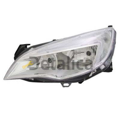 Фара левая хром для Опель Астра J 2009-2011 Депо