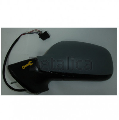 Зеркало левое электрическое с подогревом автоскладывающееся convex грунтованное для Пежо 407