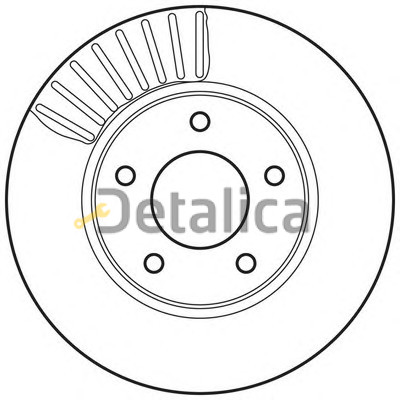 Диск тормозной передний для Ниссан Тиида С13 | Сентра В17 Brembo Италия