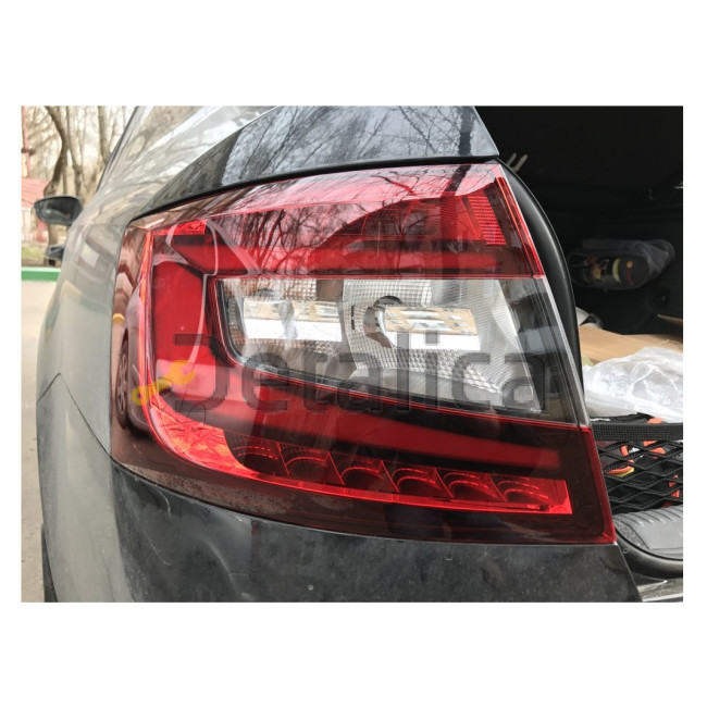 Фонарь задний левый для Шкода Октавия А7 Led диодный от 2018