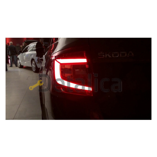 Фонарь задний левый для Шкода Октавия А7 Led диодный от 2018