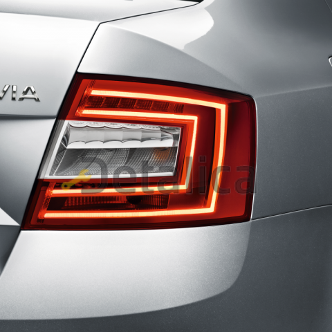led фары octavia a7 fl