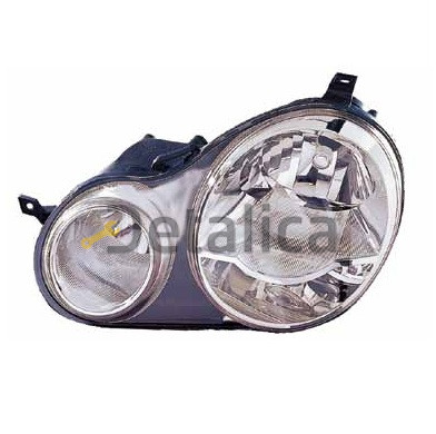 Фара левая под корректор для Фольксваген Поло от 2001-2004 (Depo) 3 дв  5 дв 