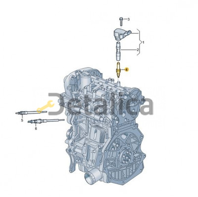 Свеча зажигания для Шкода Рапид оригинал