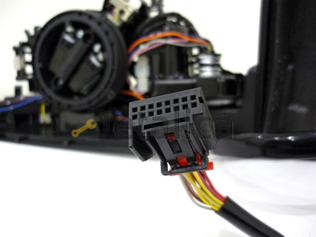 Зеркало левое 15 конт электр с подогрев автскладыв память ук поворота подсветка для Шкода Суперб от 2008 (Тайвань)