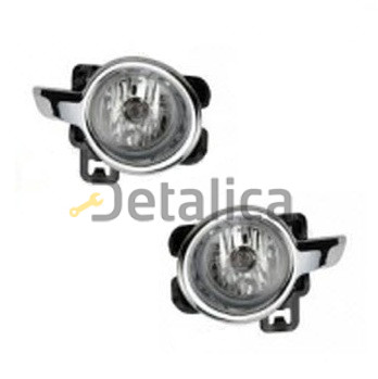 Фара противотуманная левая+правая комплект с проводкой , кнопкой, решетка бампера хромированная на Пежо 208 от 2012 Фара противотуманная левая+правая комплект с проводкой , кнопкой, решетка бампера хромированная на Пежо 208 от 2012