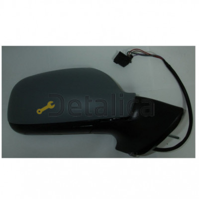 Зеркало правое электрическое с подогревом с датчиком температуры автоскладывающееся convex грунтованное для Пежо 407