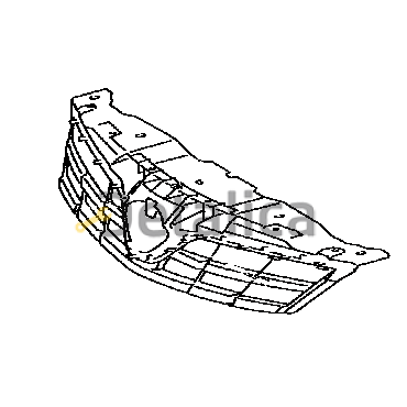 Решетка радиатора оригинал внутренняя для Тойота Королла от 2010