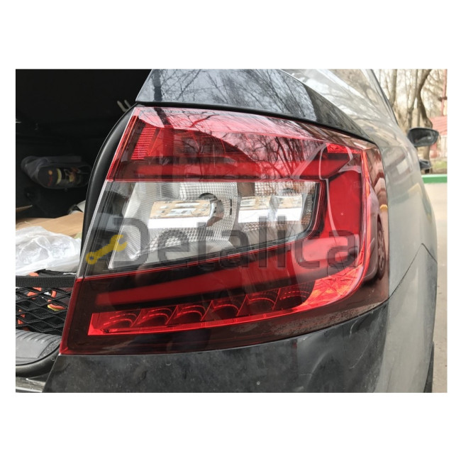 Фонарь задний правый для Шкода Октавия А7 Led диодный от 2018