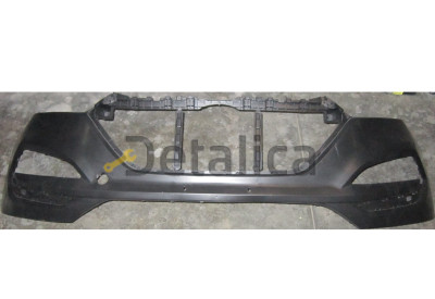 Бампер передний верхний без отверстий под DRL(ход.огни) для Хендай Туксон от 2015 (Китай)