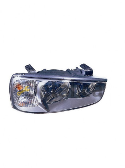 Фара правая с регулятором мотора для Хендай Элантра 3 от 2001 до 2003 (Depo)