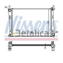 Радиатор охлаждения для Мазда 2 2003-2006 Nissens