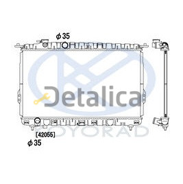 Радиатор охлаждения МТ для Хендай Соната 4 от 2002 (KOYO)